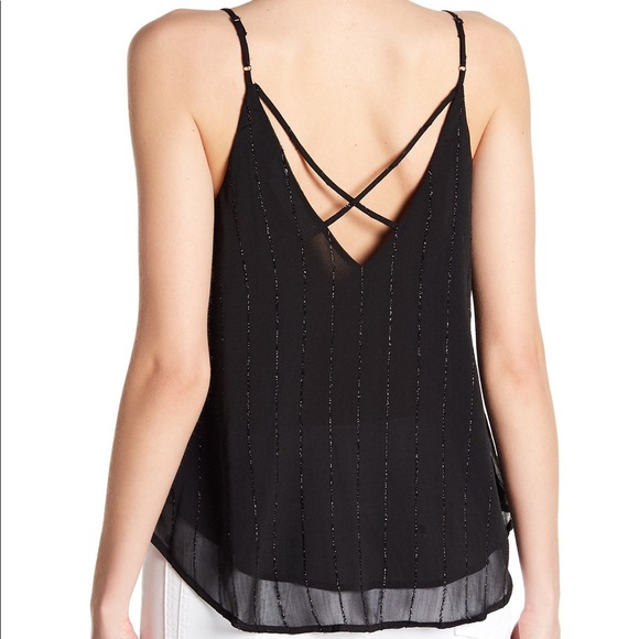 Astr Black Lace Up Camisole - Picture 2 of 4